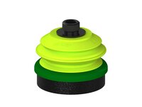 Przysawka piGRIP, warga piankowa, Ø70 mm, pianka EPDM (miękka), 1 mieszek, podstawa typ 1, gwint niski G3/8" zew., (G.FLI70S.B1.S1.GL38M.00) (9961493) - Piab