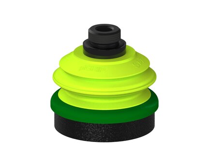 Przysawka piGRIP, warga piankowa, Ø70 mm, pianka EPDM (miękka), 1 mieszek, podstawa typ 1, G1/2" zew., (G.FLI70S.B1.S1.G12M.00) (9904194) - Piab
