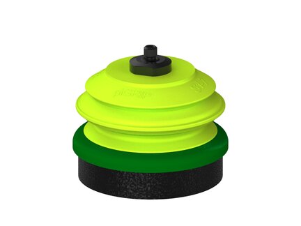 Przysawka piGRIP, warga piankowa, Ø70 mm, pianka EPDM (miękka), 1 mieszek, podstawa typ 1, M6 zew., (G.FLI70S.B1.S1.MM6M.00) (9944076) - Piab