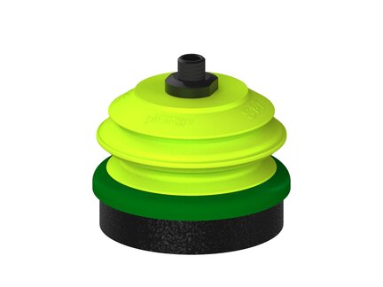 Przysawka piGRIP, warga piankowa, Ø70 mm, pianka EPDM (miękka), 1 mieszek, podstawa typ 1, NPT 1/8" zew., (G.FLI70S.B1.S1.NT18M.00) (9917009) - Piab