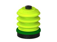 Przysawka piGRIP, warga piankowa, Ø70 mm, pianka EPDM (miękka), 3 mieszki, podstawa typ 1, NPSF 1/8" wew., filtr siatkowy (G.FLI70S.B3.S1.NS18F.01) (9917110) - Piab