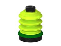 Przysawka piGRIP, warga piankowa, Ø70 mm, pianka EPDM (miękka), 3 mieszki, podstawa typ 1, NPT 1/4" wew., (G.FLI70S.B3.S1.NT14F.00) (9941841) - Piab