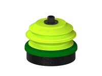 Przysawka piGRIP, warga piankowa, Ø70 mm, pianka EPDM (miękka), 1 mieszek, podstawa typ 1, gwint niski NPT 1/8" zew., (G.FLI70S.B1.S1.NTL18M.00) (9939462) - Piab