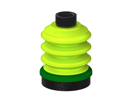 Przysawka piGRIP, warga piankowa, Ø70 mm, pianka EPDM (miękka), 3 mieszki, podstawa typ 1, G1/2" wew., piSAVE 05/60 (G.FLI70S.B3.S1.G12F.18) (9945331) - Piab