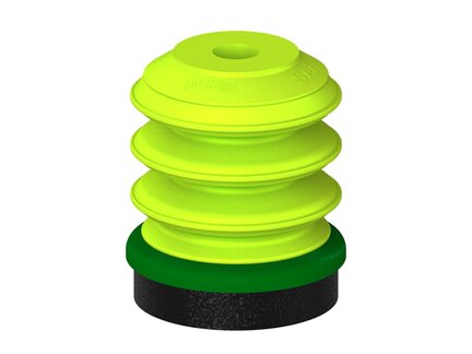 Przysawka piGRIP, warga piankowa, Ø70 mm, pianka EPDM (miękka), 3 mieszki, podstawa typ 1 (G.FLI70S.B3.S1.XXX.00) (9902659) - Piab