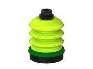 Przysawka piGRIP, warga piankowa, Ø70 mm, pianka EPDM (miękka), 3 mieszki, podstawa typ 1, G1/2" zew., (G.FLI70S.B3.S1.G12M.00) (9906558) - Piab