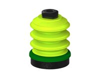 Przysawka piGRIP, warga piankowa, Ø70 mm, pianka EPDM (miękka), 3 mieszki, podstawa typ 1, G1/4" wew., (G.FLI70S.B3.S1.G14F.00) (9924274) - Piab