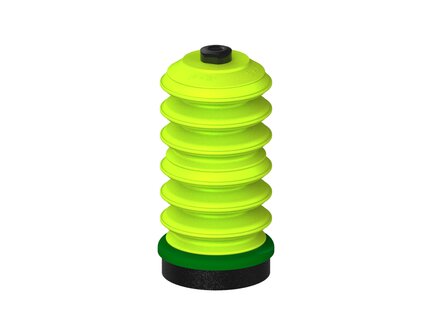 Przysawka piGRIP, warga piankowa, Ø70 mm, pianka EPDM (miękka), 6 mieszków (3+3), podstawa typ 1, piSAVE, dławik 0,7 mm, dysk filtracyjny (G.FLI70S.B6.S1.MM10F.06) (9933218) - Piab