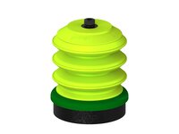Przysawka piGRIP, warga piankowa, Ø70 mm, pianka EPDM (miękka), 3 mieszki, podstawa typ 1, (G.FLI70S.B3.S1.G18MR.00) (9946158) - Piab