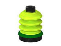 Przysawka piGRIP, warga piankowa, Ø70 mm, pianka EPDM (miękka), 3 mieszki, podstawa typ 1, G3/8" wew., (G.FLI70S.B3.S1.G38F.00) (9925103) - Piab