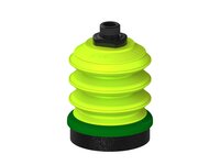 Przysawka piGRIP, warga piankowa, Ø70 mm, pianka EPDM (miękka), 3 mieszki, podstawa typ 1, G3/8" zew., filtr siatkowy (G.FLI70S.B3.S1.G38M.01) (9905013) - Piab
