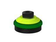 Przysawka piGRIP, warga piankowa, Ø70 mm, pianka EPDM (miękka), bez mieszków, podstawa typ 1, NPT 1/4" wew., (G.FLI70S.F.S1.NT14F.00) (9907016) - Piab