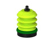 Przysawka piGRIP, warga piankowa, Ø70 mm, pianka EPDM (miękka), 3 mieszki, podstawa typ 1, gwint M10 zew., filtr siatkowy (G.FLI70S.B3.S1.MM10M.01) (9912412) - Piab