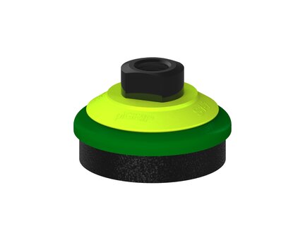 Przysawka piGRIP, warga piankowa, Ø70 mm, pianka EPDM (miękka), bez mieszków, podstawa typ 1, NPT 3/8" wew., (G.FLI70S.F.S1.NT38F.00) (9920445) - Piab