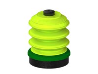 Przysawka piGRIP, warga piankowa, Ø70 mm, pianka EPDM (miękka), 3 mieszki, podstawa typ 1, (G.FLI70S.B3.S1.MM5F.00) (9949885) - Piab