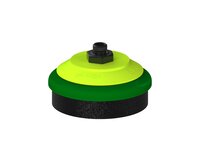 Przysawka piGRIP, warga piankowa, Ø70 mm, pianka EPDM (miękka), bez mieszków, podstawa typ 1, G1/8" zew., filtr siatkowy (G.FLI70S.F.S1.G18M.01) (9933759) - Piab
