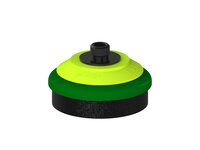 Przysawka piGRIP, warga piankowa, Ø70 mm, pianka EPDM (miękka), bez mieszków, podstawa typ 1, gwint niski G1/4" zew., (G.FLI70S.F.S1.GL14M.00) (9906840) - Piab