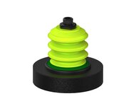 Przysawka piGRIP, szeroka warga piankowa, Ø120, 3 mieszki, podstawa typ 1, G3/8" zew., (G.FLIW120X25E.B3.S1.G38M.00) (9972496) - Piab