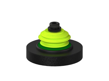 Przysawka piGRIP, szeroka warga piankowa, Ø120 mm, 1 mieszek, podstawa typ 1, G1/2" zew., dysk filtracyjny (G.FLIW120X20E.B1.S1.G12M.02) (9975937) - Piab