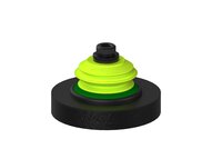 Przysawka piGRIP, szeroka warga piankowa, Ø120 mm, 1 mieszek, podstawa typ 1, G1/2" zew., piSAVE, dławik 0,7 mm, dysk filtracyjny (G.FLIW120X20E.B1.S1.G12M.06) (9974404) - Piab