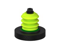 Przysawka piGRIP, szeroka warga piankowa, Ø120, 3 mieszki, podstawa typ 1, G1/2" zew., filtr siatkowy (G.FLIW120X20E.B3.S1.G12M.01) (9974900) - Piab