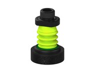 Przysawka piGRIP, szeroka warga piankowa, Ø40, 3 mieszki, podstawa typ 1, G3/8" zew., (G.FLIW40X10E.B3.S1.G38M.00) (9972686) - Piab