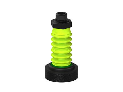 Przysawka piGRIP, szeroka warga piankowa Ø40 mm, 6 mieszków (3+3), podstawa typ 1, G1/4" zew., filtr siatkowy (G.FLIW40X10E.B6.S1.G14M.01) (9975182) - Piab