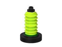 Przysawka piGRIP, szeroka warga piankowa Ø80 mm, 6 mieszków (3+3), podstawa typ 1, G3/8" zew., (G.FLIW80X15E.B6.S1.G38M.00) (9973423) - Piab