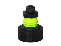 Przysawka piGRIP, szeroka warga piankowa, Ø40 mm, 1 mieszek, podstawa typ 1, G1/4" zew., filtr siatkowy (G.FLIW40X15E.B1.S1.G14M.01) (9974473) - Piab