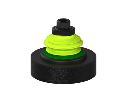 Przysawka piGRIP, szeroka warga piankowa, Ø80 mm, 1 mieszek, podstawa typ 1, G3/8" zew., filtr siatkowy (G.FLIW80X20E.B1.S1.G38M.01) (9972828) - Piab
