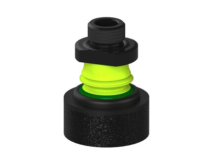 Przysawka piGRIP, szeroka warga piankowa, Ø40 mm, 1 mieszek, podstawa typ 1, G3/8" zew., (G.FLIW40X15E.B1.S1.G38M.00) (9972205) - Piab