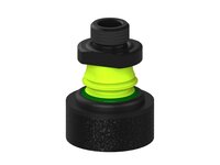 Przysawka piGRIP, szeroka warga piankowa, Ø40 mm, 1 mieszek, podstawa typ 1, G3/8" zew., (G.FLIW40X15E.B1.S1.G38M.00) (9972205) - Piab