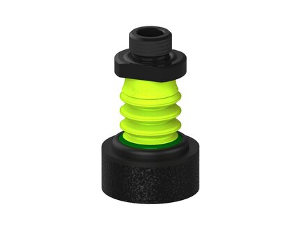 Przysawka piGRIP, szeroka warga piankowa, Ø40, 3 mieszki, podstawa typ 1, G3/8" zew., (G.FLIW40X15E.B3.S1.G38M.00) (9976547) - Piab