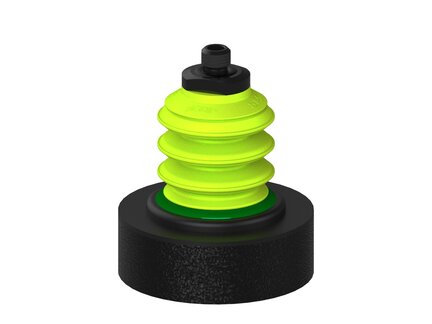 Przysawka piGRIP, szeroka warga piankowa, Ø80, 3 mieszki, podstawa typ 1, M12 zew., (G.FLIW80X25E.B3.S1.MM12M.00) (9974924) - Piab