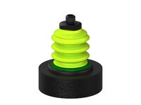 Przysawka piGRIP, szeroka warga piankowa, Ø80, 3 mieszki, podstawa typ 1, M12 zew., (G.FLIW80X25E.B3.S1.MM12M.00) (9974924) - Piab