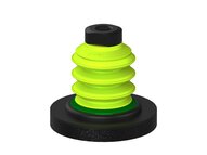Przysawka piGRIP, szeroka warga piankowa, Ø80, 3 mieszki, podstawa typ 1, G1/4" wew., (G.FLIW80X10E.B3.S1.G14F.00) (9975261) - Piab