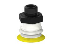 Przysawka piGRIP, warga elastyczna, Ø28 mm, TPE 30°, 1 mieszek, podstawa typ 1, G1/4" zew., dysk filtracyjny, FDA (G.FX28T30.B1.S1.G14M.02.FDA) (9954420) - Piab
