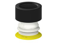 Przysawka piGRIP, warga elastyczna, Ø28 mm, TPE 30°, 1 mieszek, podstawa typ 1, G1/2" wew., dysk filtracyjny, FDA (G.FX28T30.B1.S1.G12F.02.FDA) (9909960) - Piab
