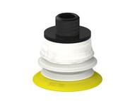 Przysawka piGRIP, warga elastyczna, Ø28 mm, TPE 30°, 1 mieszek, podstawa typ 1, gwint niski NPT 1/8" zew., filtr siatkowy, FDA (G.FX28T30.B1.S1.NTL18M.01.FDA) (9968752) - Piab