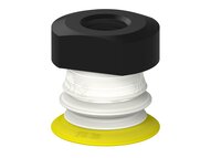 Przysawka piGRIP, warga elastyczna, Ø28 mm, TPE 30°, 1 mieszek, podstawa typ 1, NPSF 1/4" wew., filtr siatkowy, FDA (G.FX28T30.B1.S1.NS14F.01.FDA) (9916107) - Piab