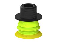 Przysawka piGRIP, warga elastyczna, Ø28 mm, TPE 30°, 1 mieszek, podstawa typ 1, gwint niski NPT 3/8" zew., (G.FX28T30.B1.S1.NTL38M.00) (9915672) - Piab