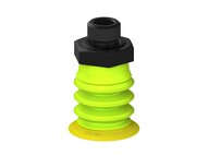 Przysawka piGRIP, warga elastyczna, Ø28 mm, TPE 30°, 3 mieszki, podstawa typ 1, G1/4" zew., dysk filtracyjny (G.FX28T30.B3.S1.G14M.02) (9902684) - Piab