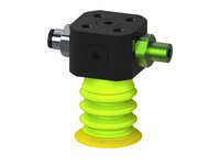 Przysawka piGRIP, warga elastyczna, Ø28 mm, TPE 30°, 3 mieszki, podstawa typ 1, (G.FX28T30.B3.S1.CXiX.00) (9918399) - Piab