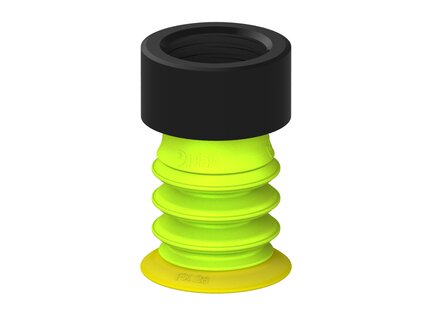 Przysawka piGRIP, warga elastyczna, Ø28 mm, TPE 30°, 3 mieszki, podstawa typ 1, G1/2" wew., (G.FX28T30.B3.S1.G12F.00) (9902745) - Piab