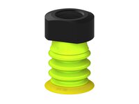 Przysawka piGRIP, warga elastyczna, Ø28 mm, TPE 30°, 3 mieszki, podstawa typ 1, G3/8" wew., piSAVE 03/60 (G.FX28T30.B3.S1.G38F.16) (9941223) - Piab