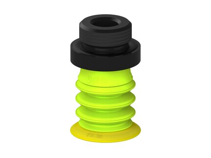Przysawka piGRIP, warga elastyczna, Ø28 mm, TPE 30°, 3 mieszki, podstawa typ 1, G1/2" zew., (G.FX28T30.B3.S1.G12M.00) (9909257) - Piab