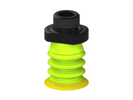 Przysawka piGRIP, warga elastyczna, Ø28 mm, TPE 30°, 3 mieszki, podstawa typ 1, G3/8" zew., (G.FX28T30.B3.S1.G38M.20) (9931296) - Piab