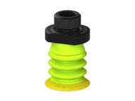 Przysawka piGRIP, warga elastyczna, Ø28 mm, TPE 30°, 3 mieszki, podstawa typ 1, G3/8" zew., filtr siatkowy (G.FX28T30.B3.S1.G38M.01) (9902647) - Piab
