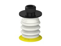 Przysawka piGRIP, warga elastyczna, Ø28 mm, TPE 30°, 3 mieszki, podstawa typ 1, gwint niski G1/4" zew.,, FDA (G.FX28T30.B3.S1.GL14M.00.FDA) (9972173) - Piab