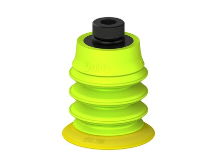 Przysawka piGRIP, warga elastyczna, Ø28 mm, TPE 30°, 3 mieszki, podstawa typ 1, (G.FX28T30.B3.S1.G18MR.00) (9941848) - Piab